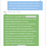 How Automated Patient Engagement Turned a Great Care Experience Into HHCAHPS Feedback and a Google Review 3 image 1